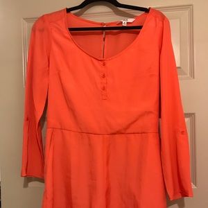 B.B. Dakota orange romper